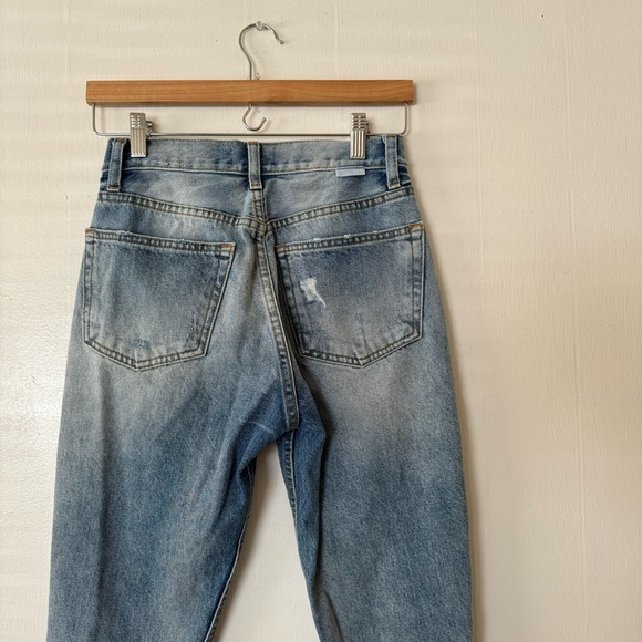 BOYISH Billy High Waist Distressed Jeans in Some Like it Hot Size 25 - Picture 8 of 15